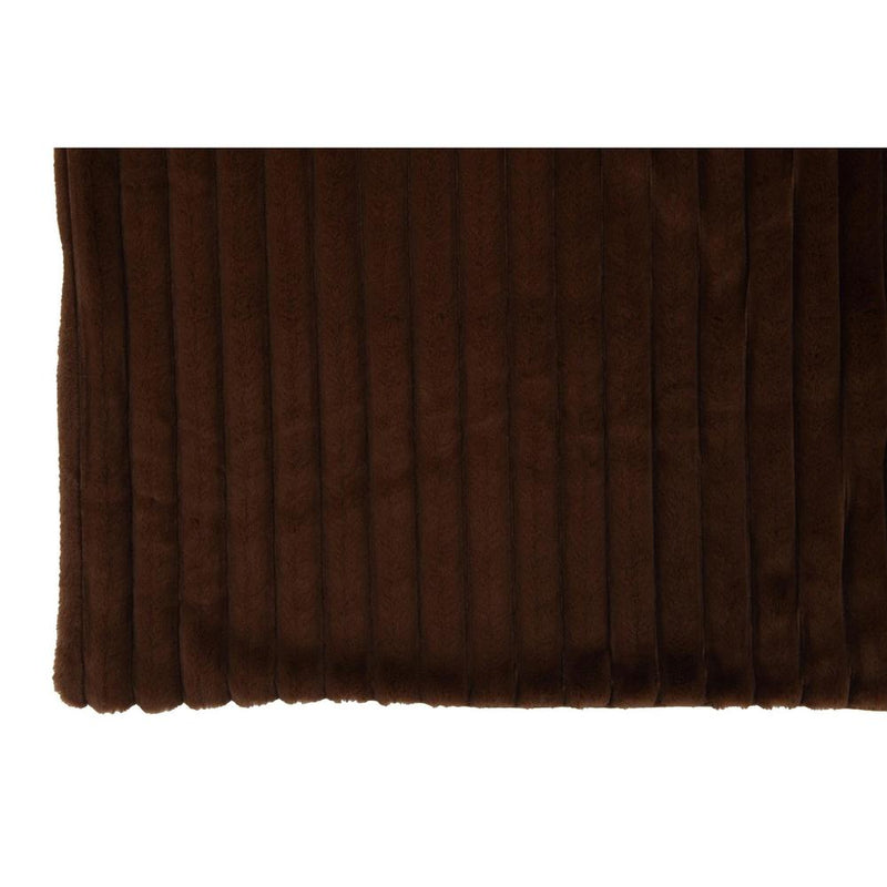 Plaid Bruin Polyester 130x180 cm Polyester 38809-Plaids-J-Line