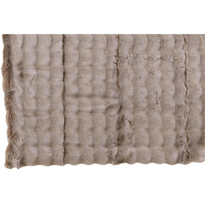 Plaid Bruin Polyester 130x180 cm - Polyester-Plaids-J-Line