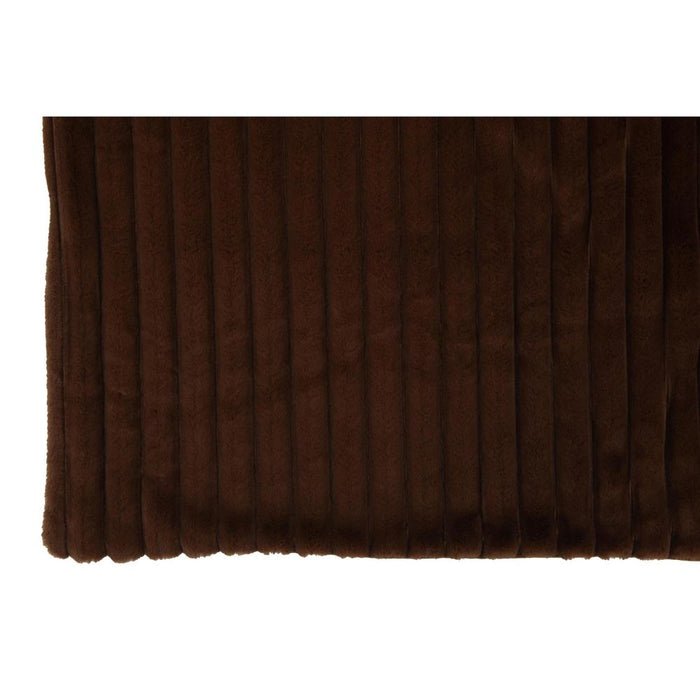 Plaid Bruin Polyester 130x180 cm - Polyester-Plaids-J-Line
