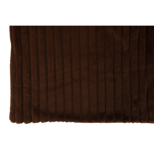 Plaid Corduroy Polyester Chocolate 130x3x180-Plaid-J-Line