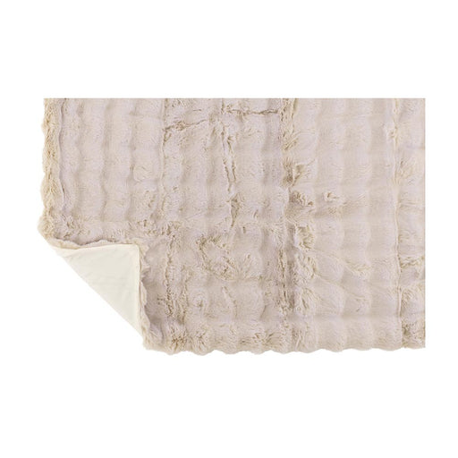Plaid Crème Polyester 130x180 cm-Plaids-J-Line