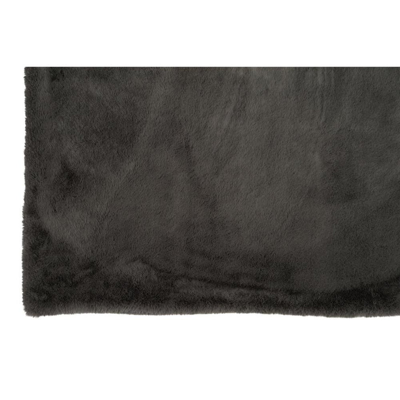 Plaid Grijs Polyester 130x180 cm 76875-Plaids-J-Line