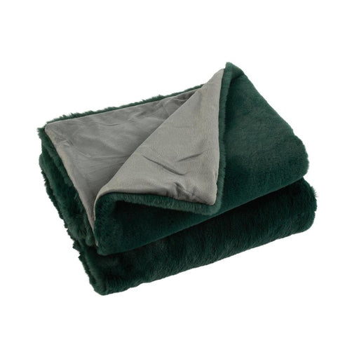 Plaid Groen Polyester 130x180 cm Polyester 76880-Plaids-J-Line