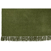 Plaid Groen Viscose Franjes 130x180 cm-Plaids-J-Line