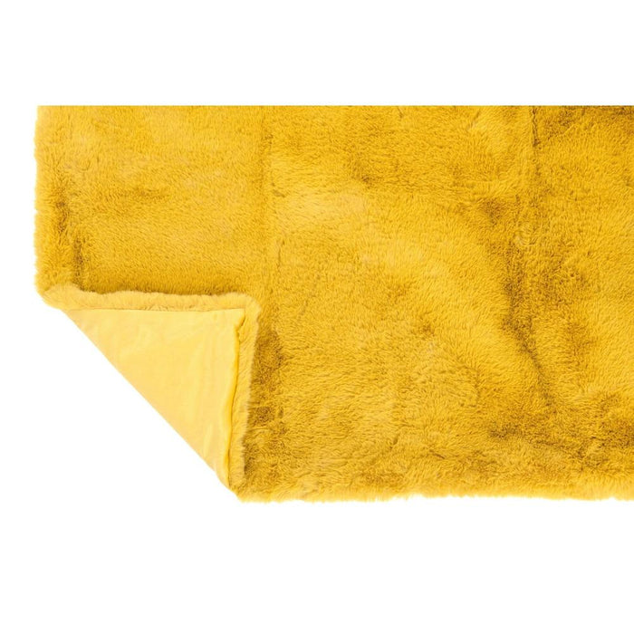 Plaid Oker Polyester 130x180 cm - Polyester(100%) - 18090-Plaid-J-Line