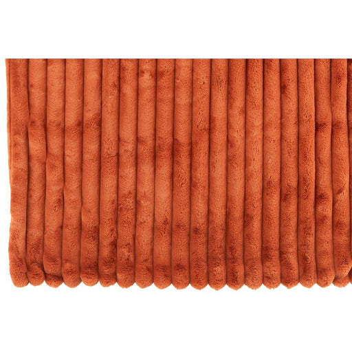 Plaid Oranje Polyester L 130x180 cm-Plaids-J-Line