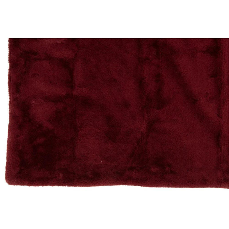 Plaid Rood Polyester 130x180 cm-Plaids-J-Line