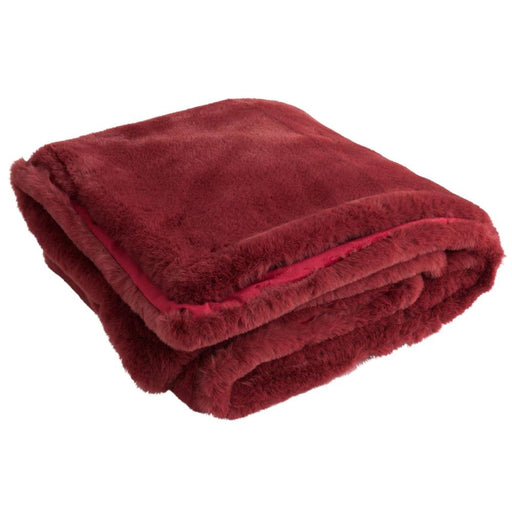 Plaid Rood Polyester 130x180 cm-Plaids-J-Line