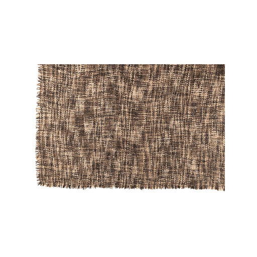 Plaid Tweed Acrylic/Cotton Brown/Beige 130x1x180-Plaid-J-Line