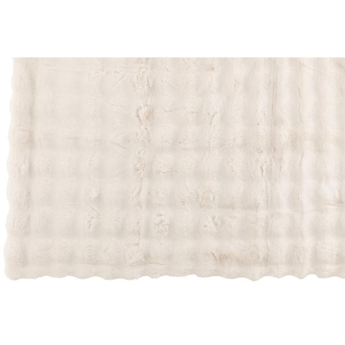 Plaid Wit Polyester 130x180 cm - Polyester-Plaids-J-Line