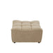 Poef Beige Populierenhout Ottoman 92 cm-Poefen-J-Line