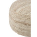 Poef Beige Wol Steen J-Line 90 cm-Poefen-J-Line