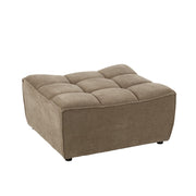 Poef Bruin Populierenhout Ottoman 92 cm 92x84x44 cm-Poefs-J-Line