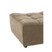 Poef Bruin Populierenhout Ottoman 92 cm-Poefen-J-Line