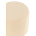 Poef Crème Corduroy Velvet 43 cm-Poefen-J-Line