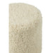 Poef Crème Polyester Cylinder 40 cm 40x40x50 cm-Poefs-J-Line