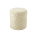 Poef Crème Polyester Cylinder 40 cm 40x40x50 cm-Poefs-J-Line