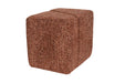 Poef Dance Polyester Terracotta – productaanzicht
