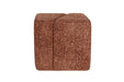 Poef Dance Polyester Terracotta – hoofdfoto