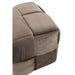 Poef Donkergrijs Stof en Hout 42 cm 42x42x40 cm-Poefs-J-Line