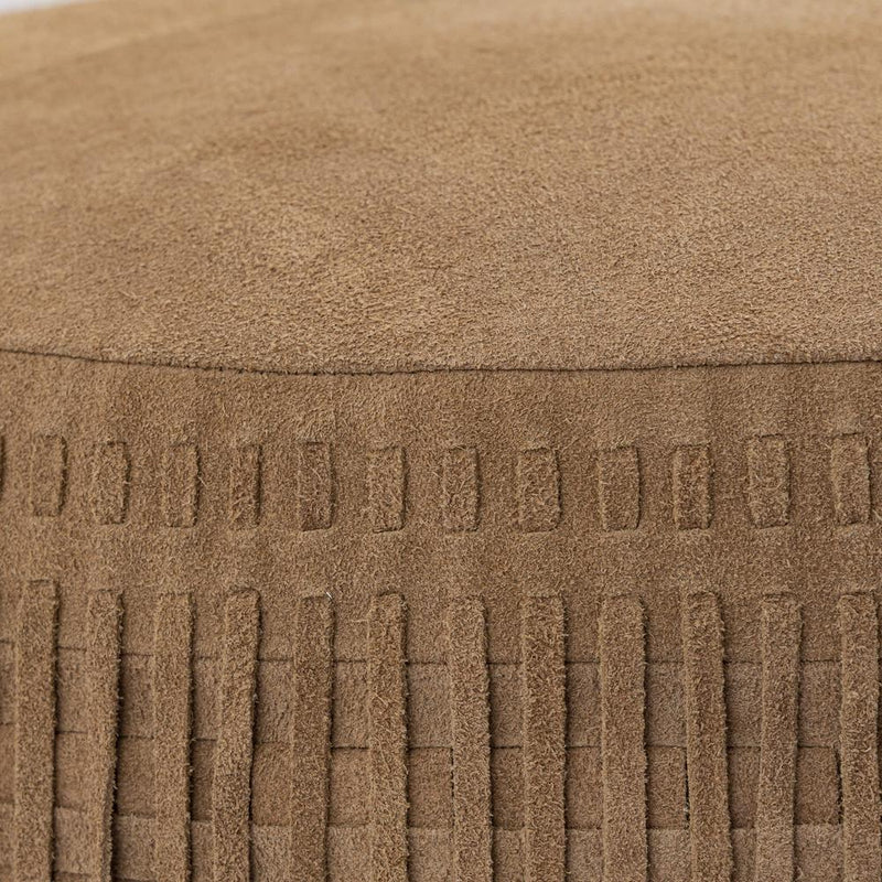 Poef Eleora Beige-Poefs-PTMD