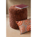 Poef Koper Eucalyptus Shaggy 40 cm-Poefs-J-Line