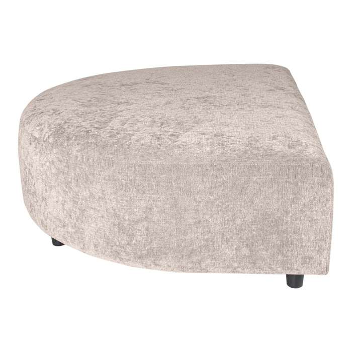 Poef Lujo Polyester Wit Longchair-Poefs-PTMD