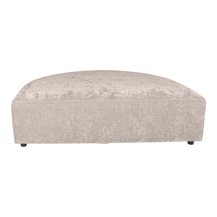 Poef Lujo Polyester Wit Longchair-Poefs-PTMD