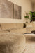 Poef Lujo Polyester Wit Longchair-Poefs-PTMD