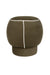 Poef Marina Polyester, Hout Groen Ø45x48 cm-Krukken-Creating Home