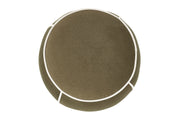 Poef Marina Polyester, Hout Groen Ø45x48 cm-Krukken-Creating Home