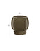 Poef Marina Polyester, Hout Groen Ø45x48 cm-Krukken-Creating Home