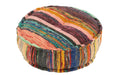 Poef Mix Katoen Chindo Rond 55 cm 55x55x20 cm-Poefs-J-Line