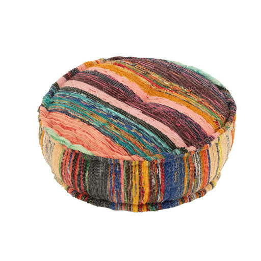 Poef Mix Katoen Chindo Rond 55 cm 55x55x20 cm-Poefs-J-Line