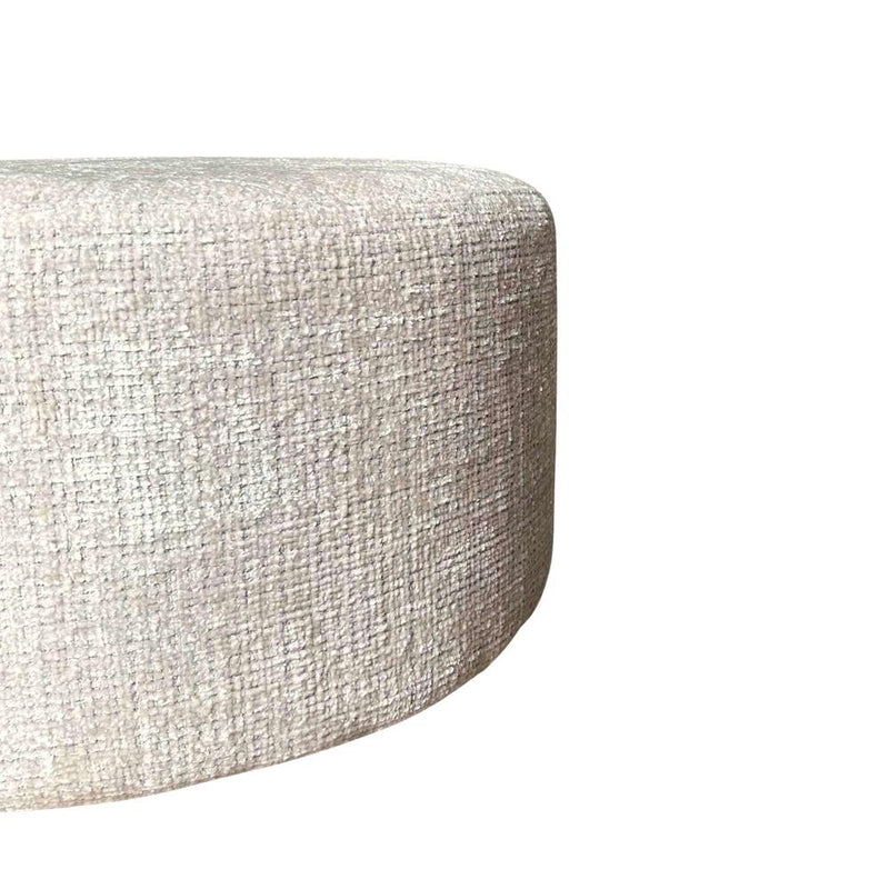 Poef MySofa Poef | Rond | 60 cm | Cremona 02 | Beige 60x60x32 cm-Poefs-Starfurn