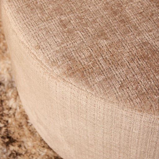 Poef MySofa Poef | Rond | 60 cm | Cremona 14 | Taupe 60x60x32 cm-Poefs-Starfurn