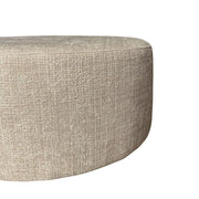Poef MySofa Poef | Rond | 80 cm | Cremona 14 | Taupe 80x80x39 cm-Poefs-Starfurn