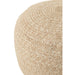Poef Naturel Polyester Miami 50 cm 50x50x35 cm-Poefs-J-Line