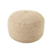 Poef Naturel Polyester Miami 50 cm 50x50x35 cm-Poefs-J-Line