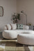 Poef Noxx Polyester, MDF Wit 120x46 cm-Poefs-Creating Home