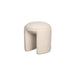 Poef Noxx Polyester, MDF Wit Ø42x46 cm-Krukken-Creating Home