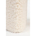 Poef Noxx Polyester, MDF Wit Ø42x46 cm-Krukken-Creating Home