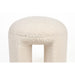 Poef Noxx Polyester, MDF Wit Ø42x46 cm-Krukken-Creating Home