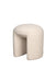 Poef Noxx Polyester, MDF Wit Ø42x46 cm-Krukken-Creating Home