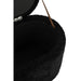 Poef Opslag Teddy Polyester Zwart 40 cm 40x80x48 cm-Poefs-J-Line