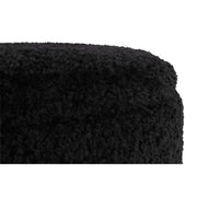 Poef Opslag Teddy Polyester Zwart 40 cm 40x80x48 cm-Poefs-J-Line