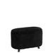 Poef Opslag Teddy Polyester Zwart 40 cm 40x80x48 cm-Poefs-J-Line