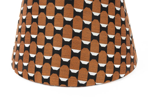 Poef Pin Metaal, Polyester, MDF Bruin Ø37x45 cm-Poefs-Creating Home
