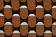 Poef Pin Metaal, Polyester, MDF Bruin Ø37x45 cm-Poefs-Creating Home