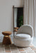 Poef Pin Metaal, Polyester, MDF Bruin Ø37x45 cm-Poefs-Creating Home